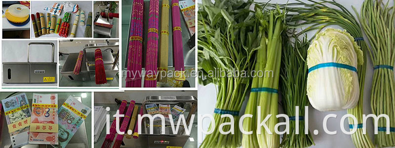 Legatrice per asparagi lattuga/Macchina per fardellatrice semiautomatica per lavaggio verdure